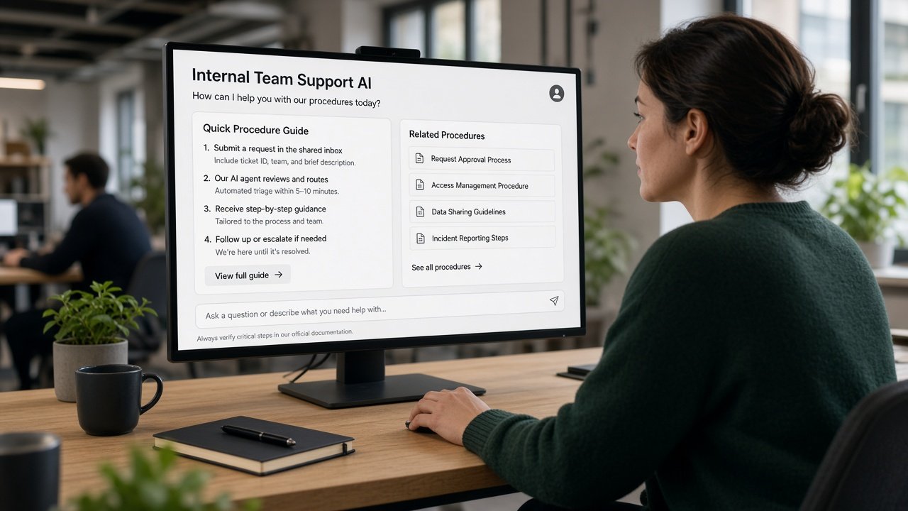Agent IA pour support interne d'équipe : Optimiser la productivité PME