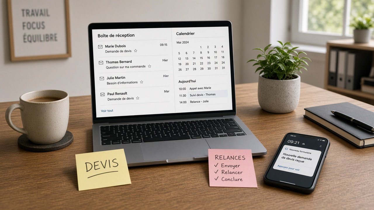 Automatiser les demandes de devis et les relances sans perdre le contact humain