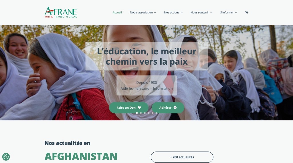 Aperçu du site AFRANE